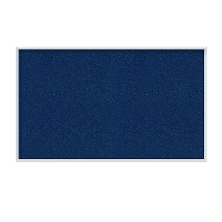Ghent Bulletin Board, Vinyl, 18 in H x 2 ft W, Navy 1618-195